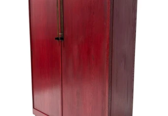 Art Deco Modernist Armoire by A.H. Jansen for L.O.V. Oosterbeek, 1920s 2